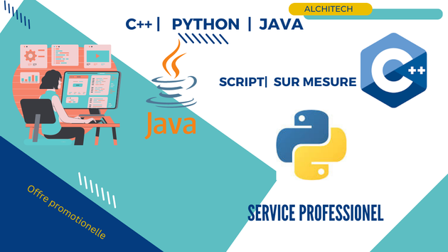 Je vais créer votre script Cpp , Python ou Java par Alchitech