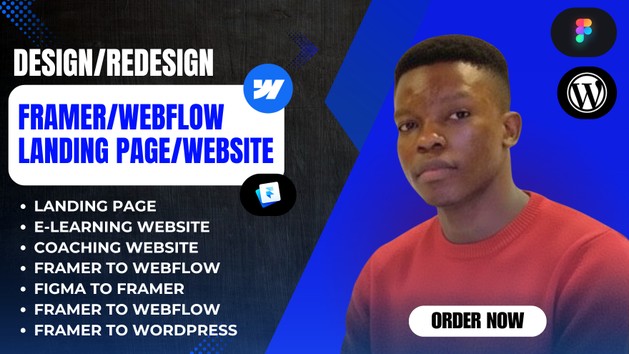 I will convert figma, webflow, framer design to wordpress website by ...