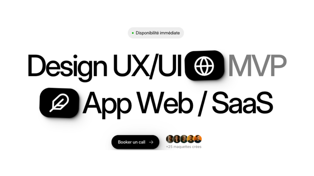 Je vais créer le design UX/UI complet et moderne de votre SaaS ou MVP ...