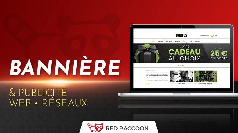 Je vais créer une bannière stylée et professionnelle pour vos réseaux ...