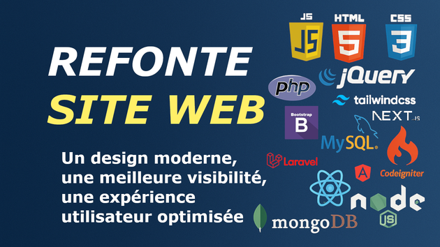 Je vais faire la Refonte de votre site web par RezakDev