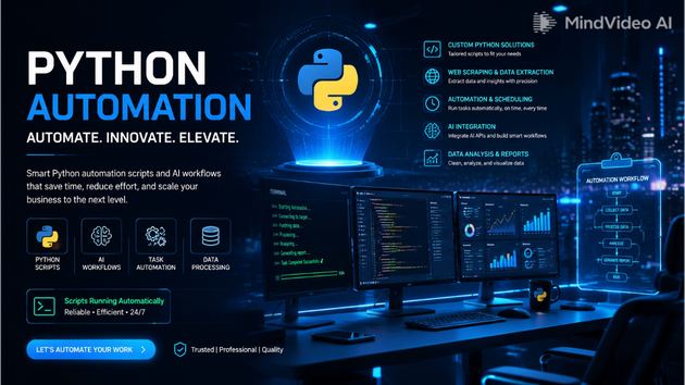 I will create a Python automation script for your business by OthmaneIzem