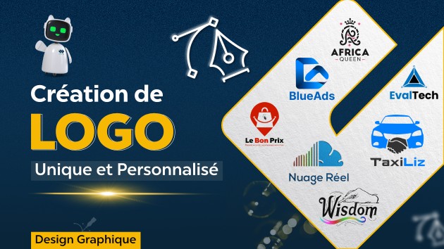 Je vais réaliser un logo personnalisé qui démarquera votre entreprise ...