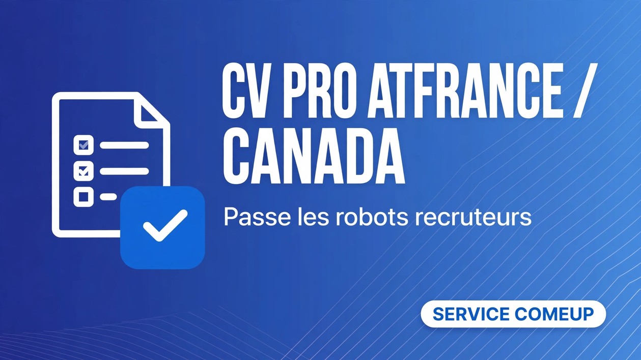 Je vais rédiger votre cv professionnel ats optimisé pour la france et ...