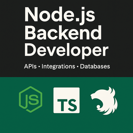 I will сreate or fix Node.js / TypeScript backend endpoint by ...