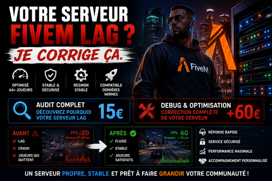 Je vais debug et optimiser votre serveur FiveM par Q_W_3_R_T_Y