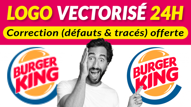 Je vais vectoriser votre logo pixelisé avec précision par Badridito