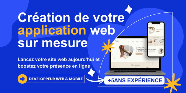 Je vais être votre développeur web et créer votre application web Saas ...