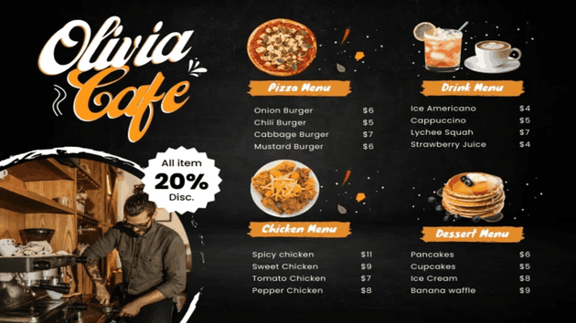 I will design professional restaurant menus, or price lists for ...