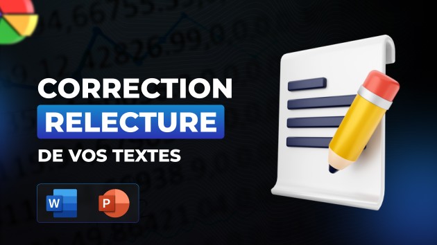 Je vais m'occuper de la relecture, de la correction et/ou de la ...