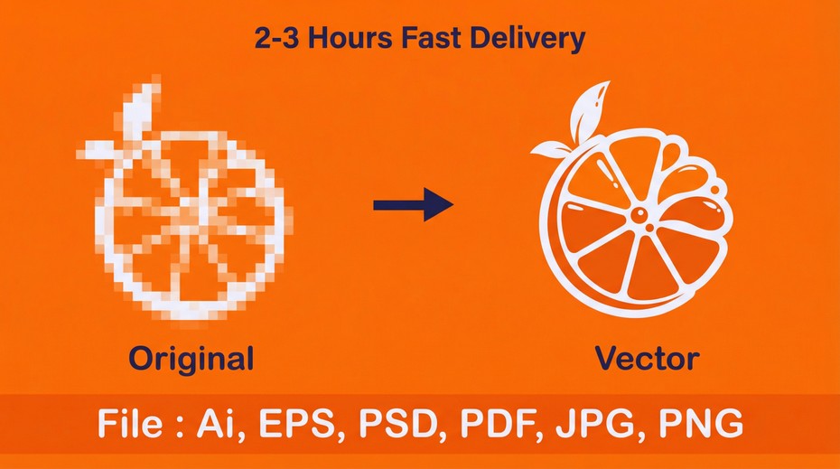 Je vais vectoriser en seulement 24h votre logo pixélisé avec précision ...