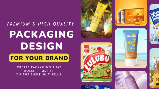 I will create premium & professional packaging design for your brand by ...