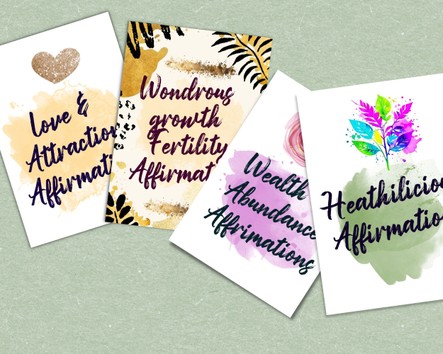 I will design printable custom beautiful affirmations card by White_Lioness
