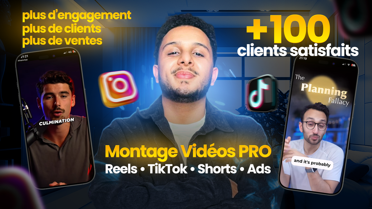Je vais faire le montage d'un pack de 5 videos pour Reels Instagram