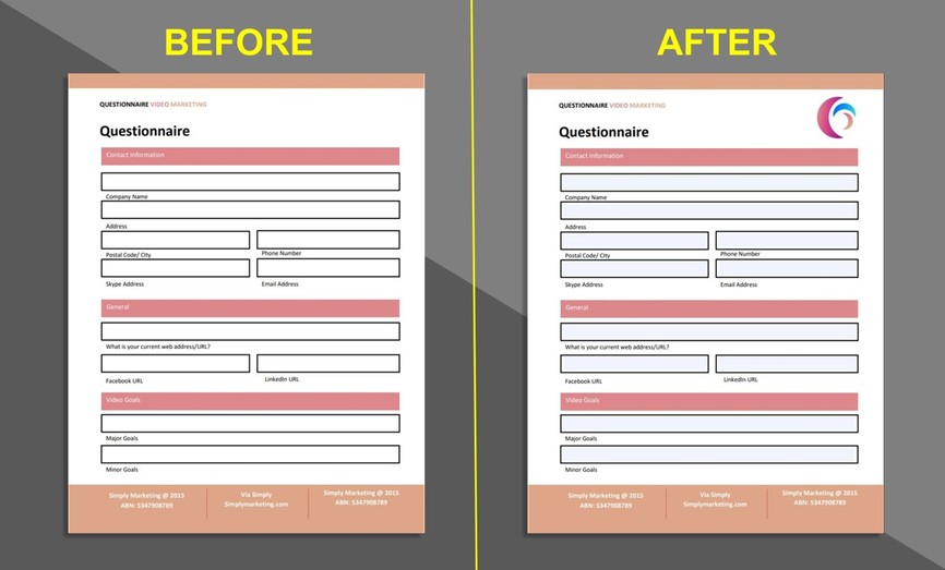 I will do PDF Design, Edit, Interactive Fillable Form within 24 hrs by ...