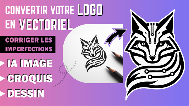 Je vais vectoriser votre logo,image par PRODZgraphics