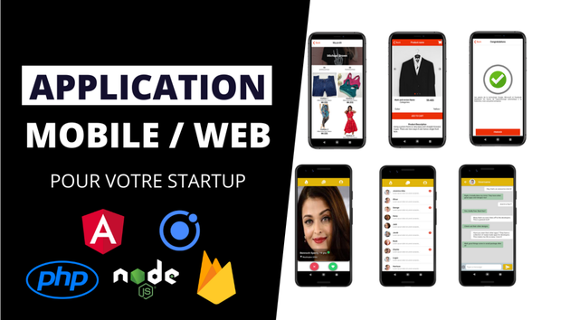 Je vais créer une application mobile ou web basée sur Ionic & Angular ...