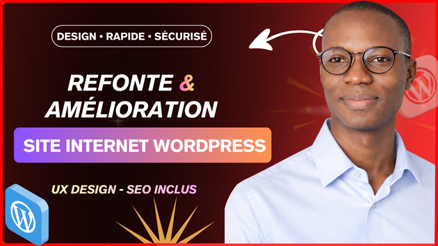 Je vais faire la refonte de votre site web WordPress par Raoul_X