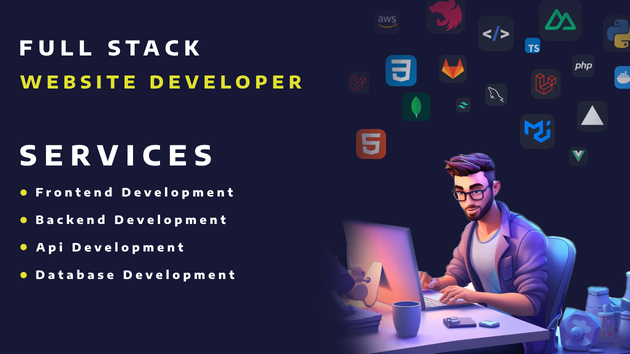 I will be your full stack developer by johnallen01