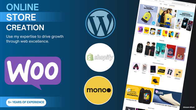 I will build your custom eCommerce store with WooCommerce, Shopify, or ...
