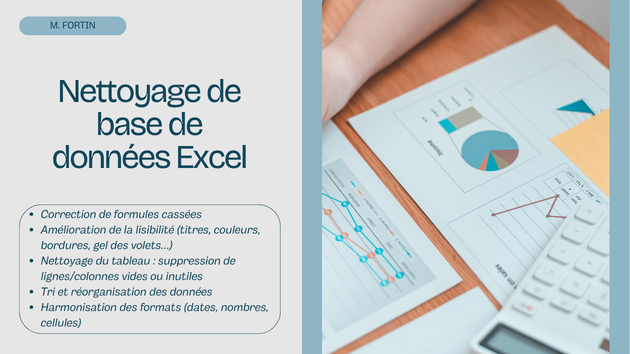 Je vais corriger, nettoyer et remettre en forme votre fichier Excel par ...