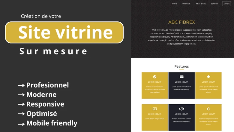 Je vais créer une page web vitrine simple et responsive en HTML/CSS par ...