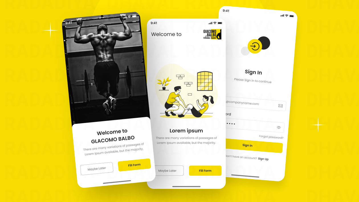 I will do mobile app ui ux design, prototype, mockup design in figma by ...