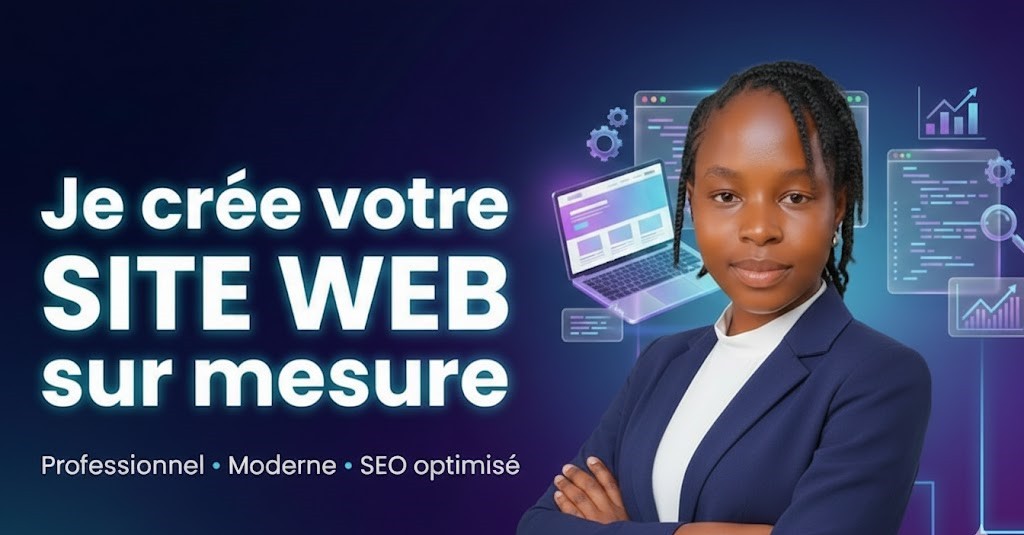 Je vais créer votre site web professionnel sur mesure, rapide, sécurisé ...