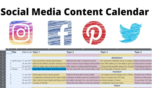 I will build a Social Media Content Calendar to Boost Engagement and ...