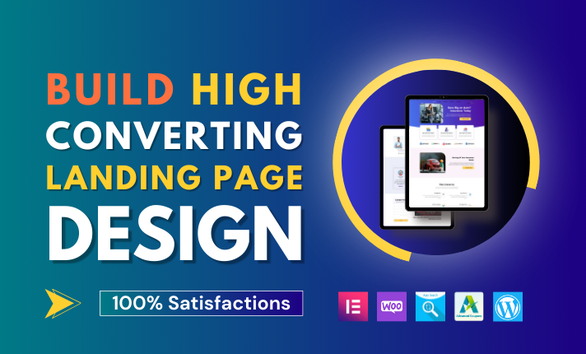 I will build a high converting landing page by mdshojibulhosan