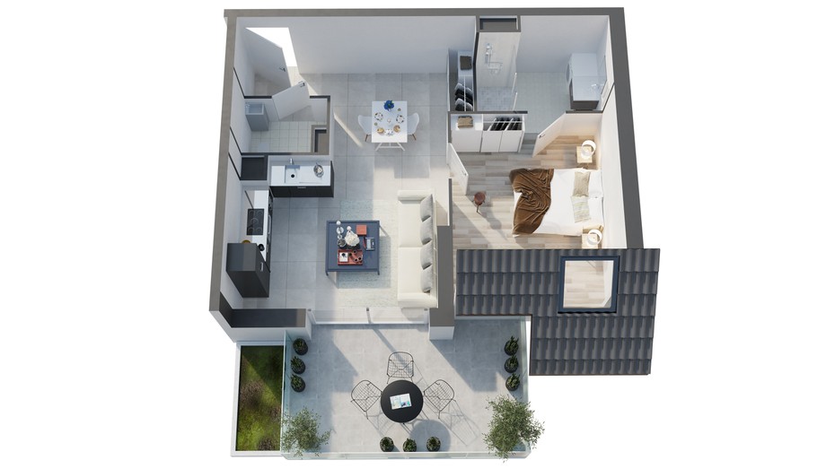 I will create a 3D section for a broader and more detailed ...