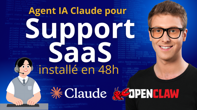 Je vais installer un agent IA Claude qui gère ton support technique ...