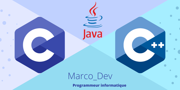 Je vais écrire ou corriger votre programme java, c ou cpp par Marco_Dev