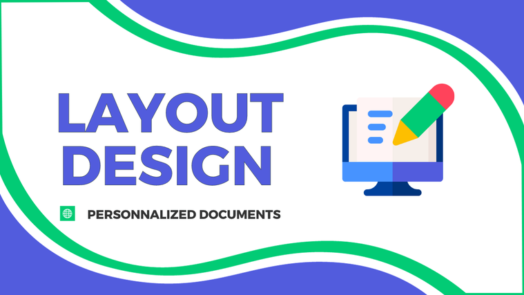 I will design the layout of your documents by HARTMAN