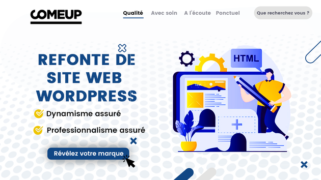 Je vais faire la refonte de site wordpress par VilascoGomez