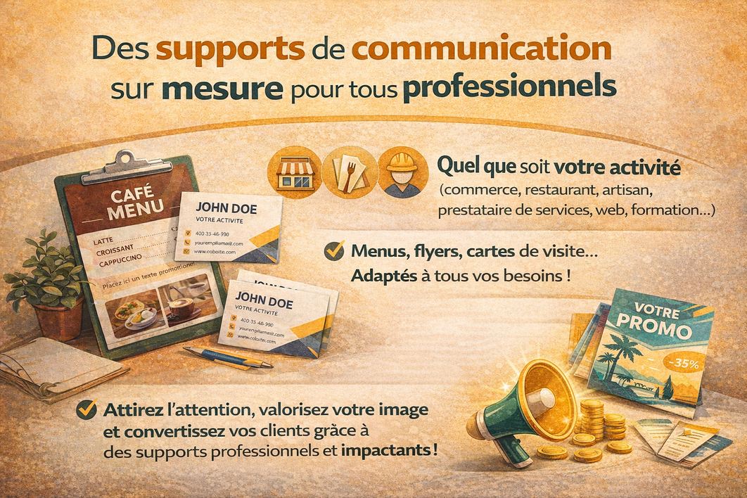 Je vais créer les supports de communication pour votre activité par Ben_P