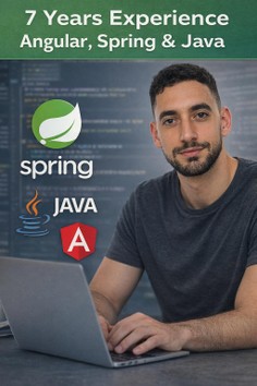 Je vais fournir un développement fiable en Java Spring Boot et Angular ...