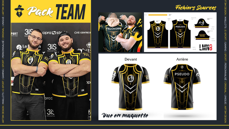 Maillot Personnalisé Maillot De Team Esport Je Vais Créer Vos