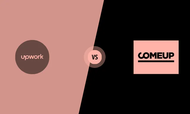 Cover illustration for the article ComeUp vs Upwork: Which is the best platform to sell your services on?