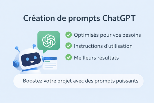 Je vais créer des prompts ChatGPT puissants pour votre projet par ...