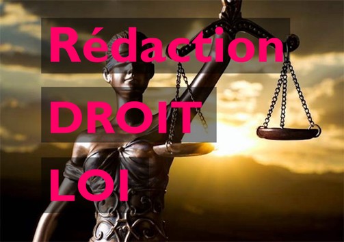 Je vais rédiger sur le droit, les lois par almmaye