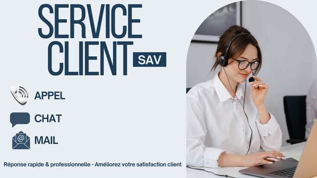 Je vais gérer votre service client et votre SAV par Arielle_Pro