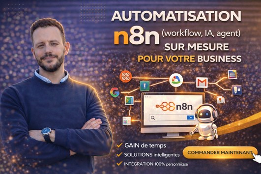 Je vais créer votre automatisation n8n (workflow, IA, agent) sur mesure ...