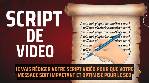 Je vais vous aider à rédiger un script vidéo professionnel et optimisé ...