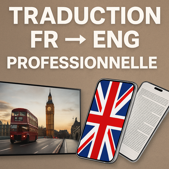 Je vais réaliser votre traduction anglais/français par Fable