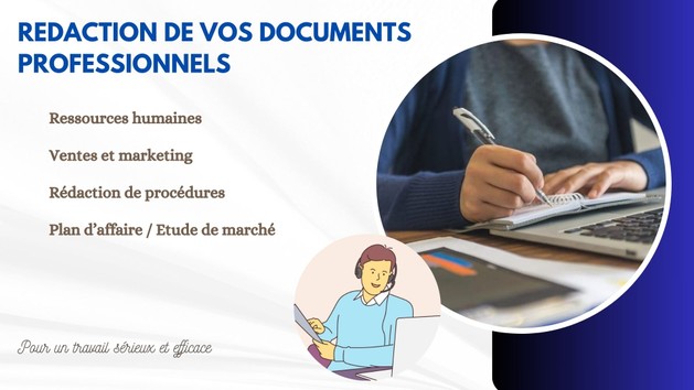 Je vais rédiger vos documents de ressources humaines et Marketing par ...