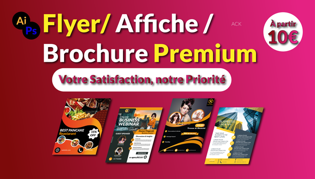Je vais créer votre flyer professionnel, percutant et captivant par ...