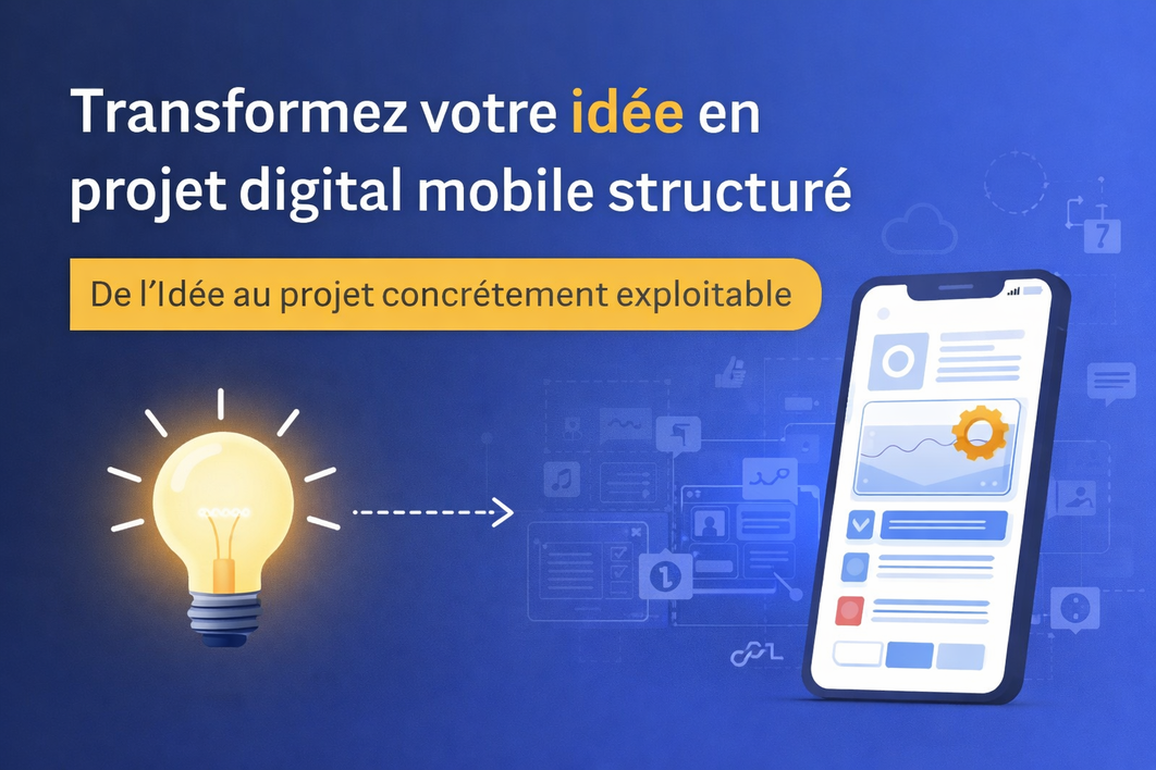 Je vais transformer votre idée en un projet concret digital clair ...