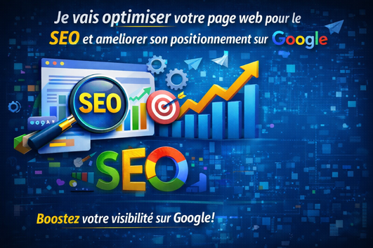 Je vais optimiser votre page web pour le SEO et améliorer son ...