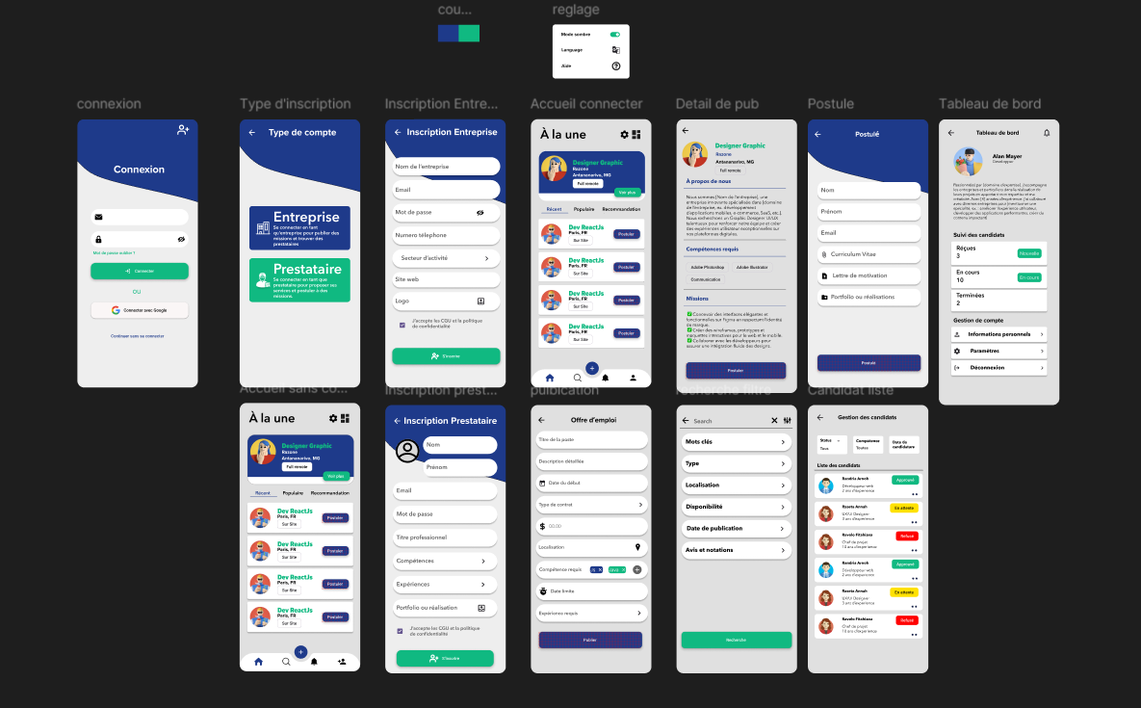 Je vais concevoir un design UX/UI moderne pour votre site ou ...